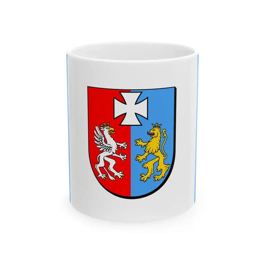 POL wojewodztwo podkarpackie flag (Poland) White Coffee Mug 11oz - Go Mug Yourself