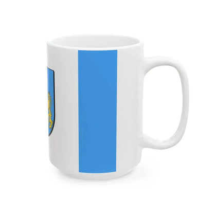 POL wojewodztwo podkarpackie flag (Poland) White Coffee Mug - Go Mug Yourself