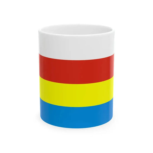 POL wojewodztwo podlaskie flag (Poland) White Coffee Mug 11oz - Go Mug Yourself
