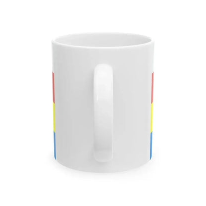 POL wojewodztwo podlaskie flag (Poland) White Coffee Mug - Go Mug Yourself