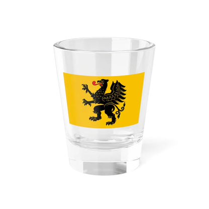 POL wojewodztwo pomorskie flag 2008-2010 (Poland) Shot Glass 1.5oz 1.5oz - Go Mug Yourself