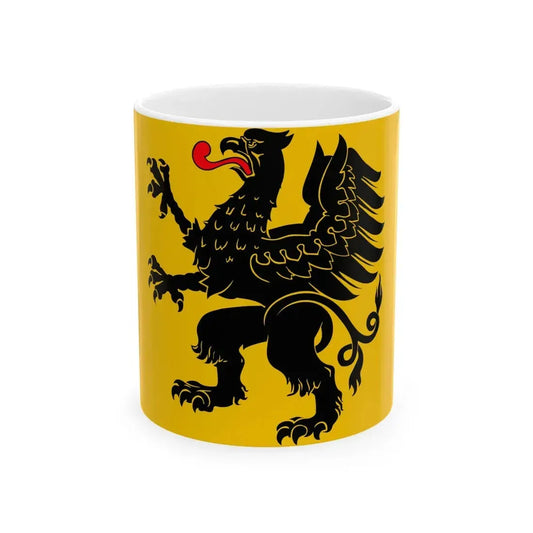 POL wojewodztwo pomorskie flag 2008-2010 (Poland) White Coffee Mug 11oz - Go Mug Yourself