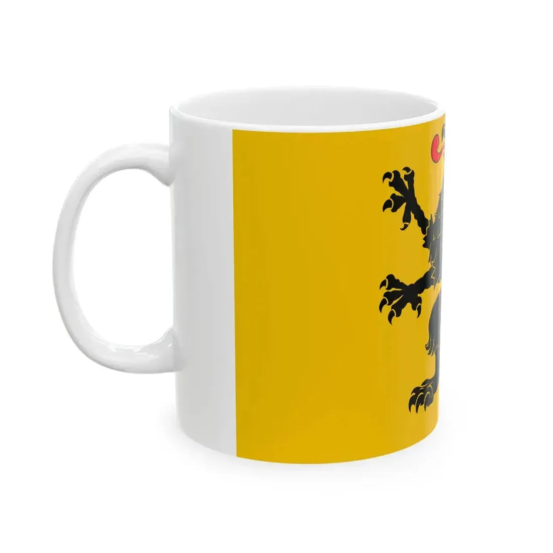 POL wojewodztwo pomorskie flag 2008-2010 (Poland) White Coffee Mug - Go Mug Yourself