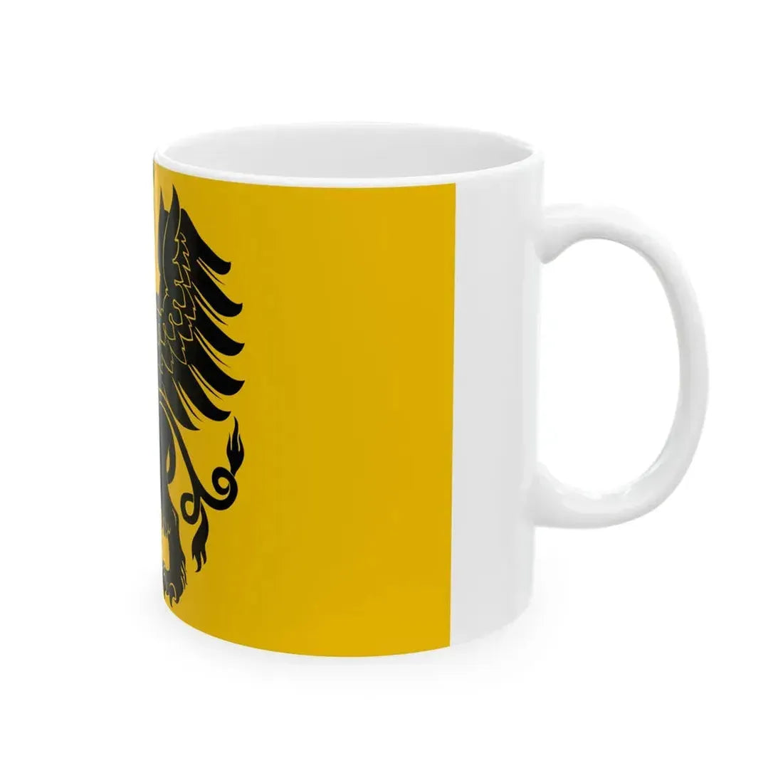 POL wojewodztwo pomorskie flag 2008-2010 (Poland) White Coffee Mug - Go Mug Yourself