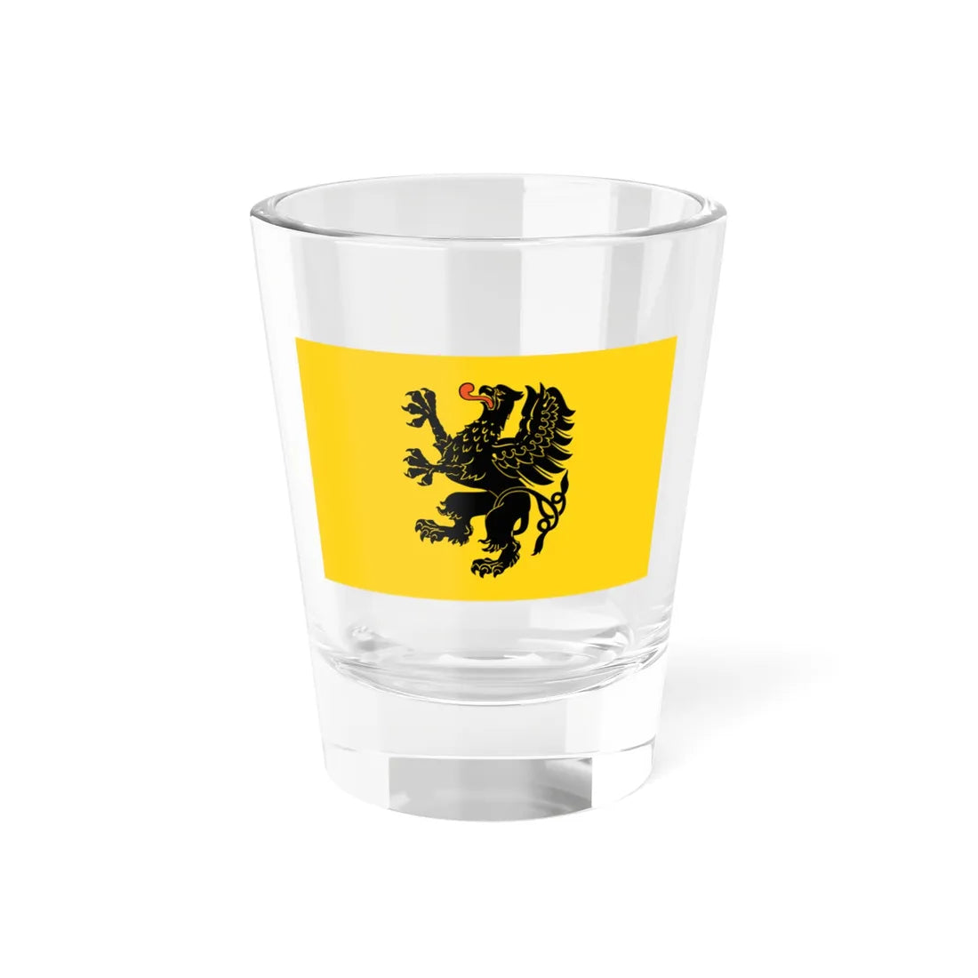 POL wojewodztwo pomorskie flag (Poland) Shot Glass 1.5oz 1.5oz - Go Mug Yourself