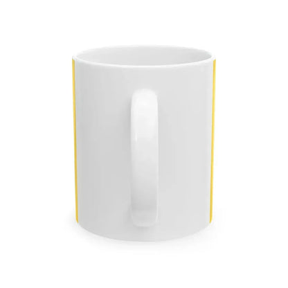 POL wojewodztwo pomorskie flag (Poland) White Coffee Mug - Go Mug Yourself