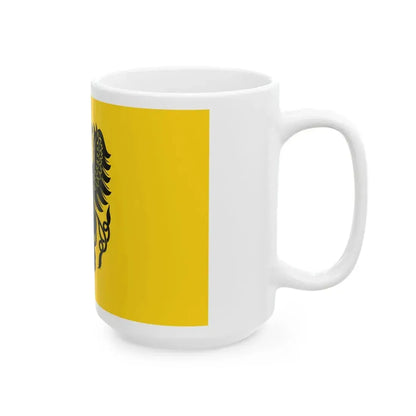 POL wojewodztwo pomorskie flag (Poland) White Coffee Mug - Go Mug Yourself