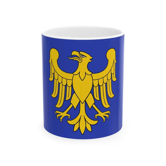 POL wojewodztwo slaskie flag formal (Poland) White Coffee Mug 11oz - Go Mug Yourself