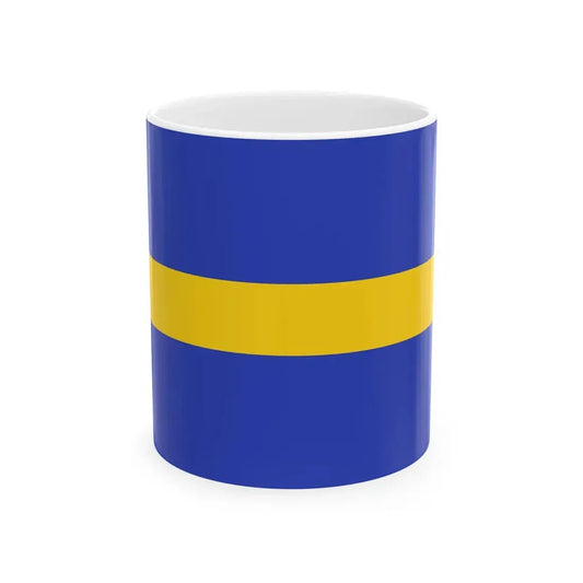 POL wojewodztwo slaskie flag (Poland) White Coffee Mug 11oz - Go Mug Yourself