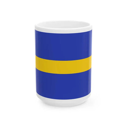 POL wojewodztwo slaskie flag (Poland) White Coffee Mug 15oz - Go Mug Yourself
