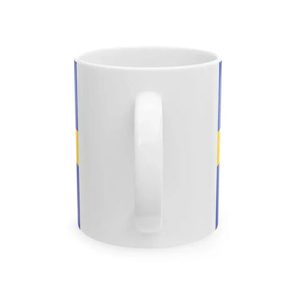 POL wojewodztwo slaskie flag (Poland) White Coffee Mug - Go Mug Yourself