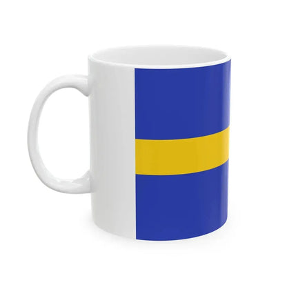 POL wojewodztwo slaskie flag (Poland) White Coffee Mug - Go Mug Yourself