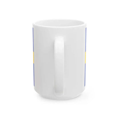 POL wojewodztwo slaskie flag (Poland) White Coffee Mug - Go Mug Yourself