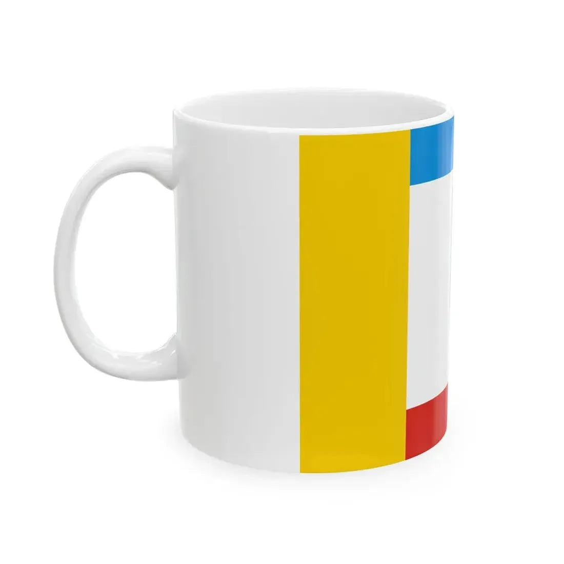 POL wojewodztwo swietokrzyskie flag (Poland) White Coffee Mug - Go Mug Yourself