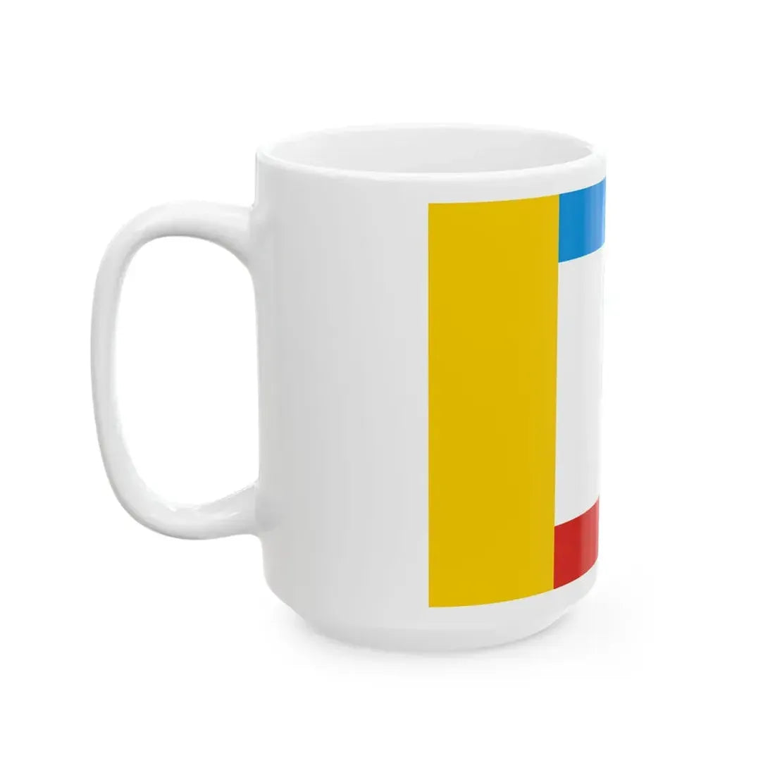 POL wojewodztwo swietokrzyskie flag (Poland) White Coffee Mug - Go Mug Yourself