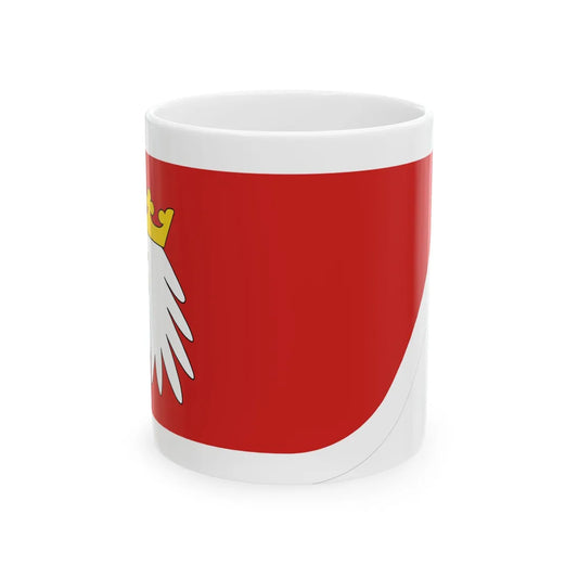 POL wojewodztwo warminsko-mazurskie flag (Poland) White Coffee Mug 11oz - Go Mug Yourself