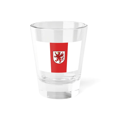 POL wojewodztwo zachodniopomorskie flag (Poland) Shot Glass 1.5oz 1.5oz - Go Mug Yourself