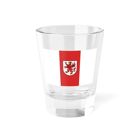POL wojewodztwo zachodniopomorskie flag (Poland) Shot Glass 1.5oz 1.5oz - Go Mug Yourself