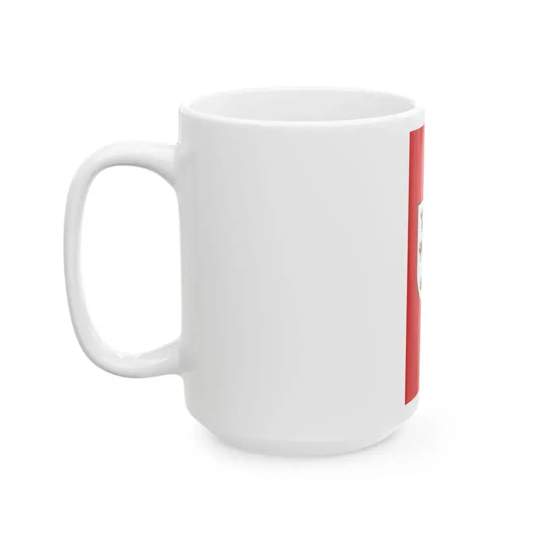 POL wojewodztwo zachodniopomorskie flag (Poland) White Coffee Mug - Go Mug Yourself