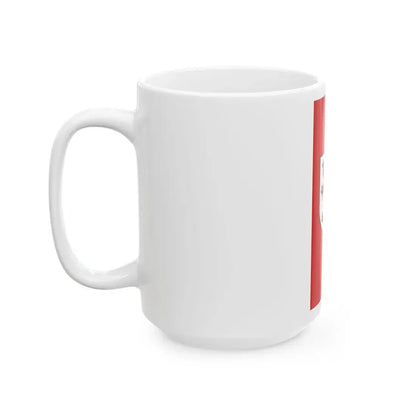POL wojewodztwo zachodniopomorskie flag (Poland) White Coffee Mug - Go Mug Yourself