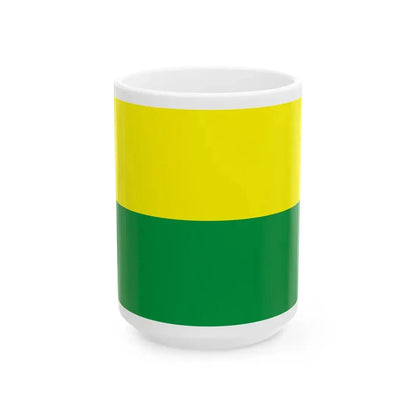 POL wojewodztwo zielonogorskie flag (Poland) White Coffee Mug 15oz - Go Mug Yourself