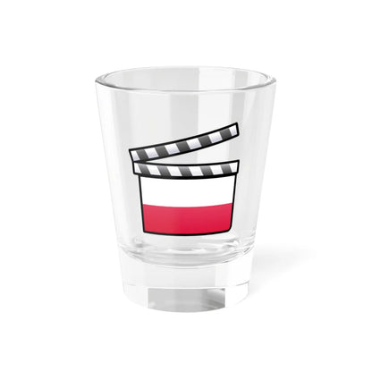 Poland film clapperboard (Poland) Shot Glass 1.5oz 1.5oz - Go Mug Yourself