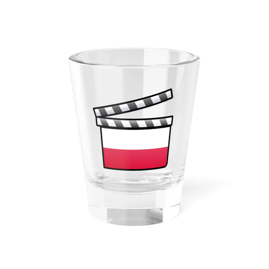 Poland film clapperboard (Poland) Shot Glass 1.5oz 1.5oz - Go Mug Yourself