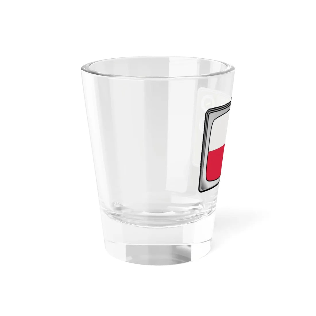 Poland flag tv (Poland) Shot Glass 1.5oz - Go Mug Yourself