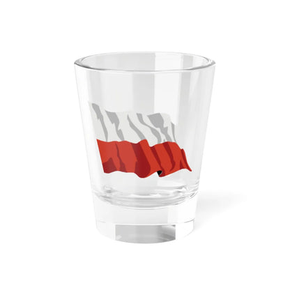 Poland flag waving icon (Poland) Shot Glass 1.5oz 1.5oz - Go Mug Yourself