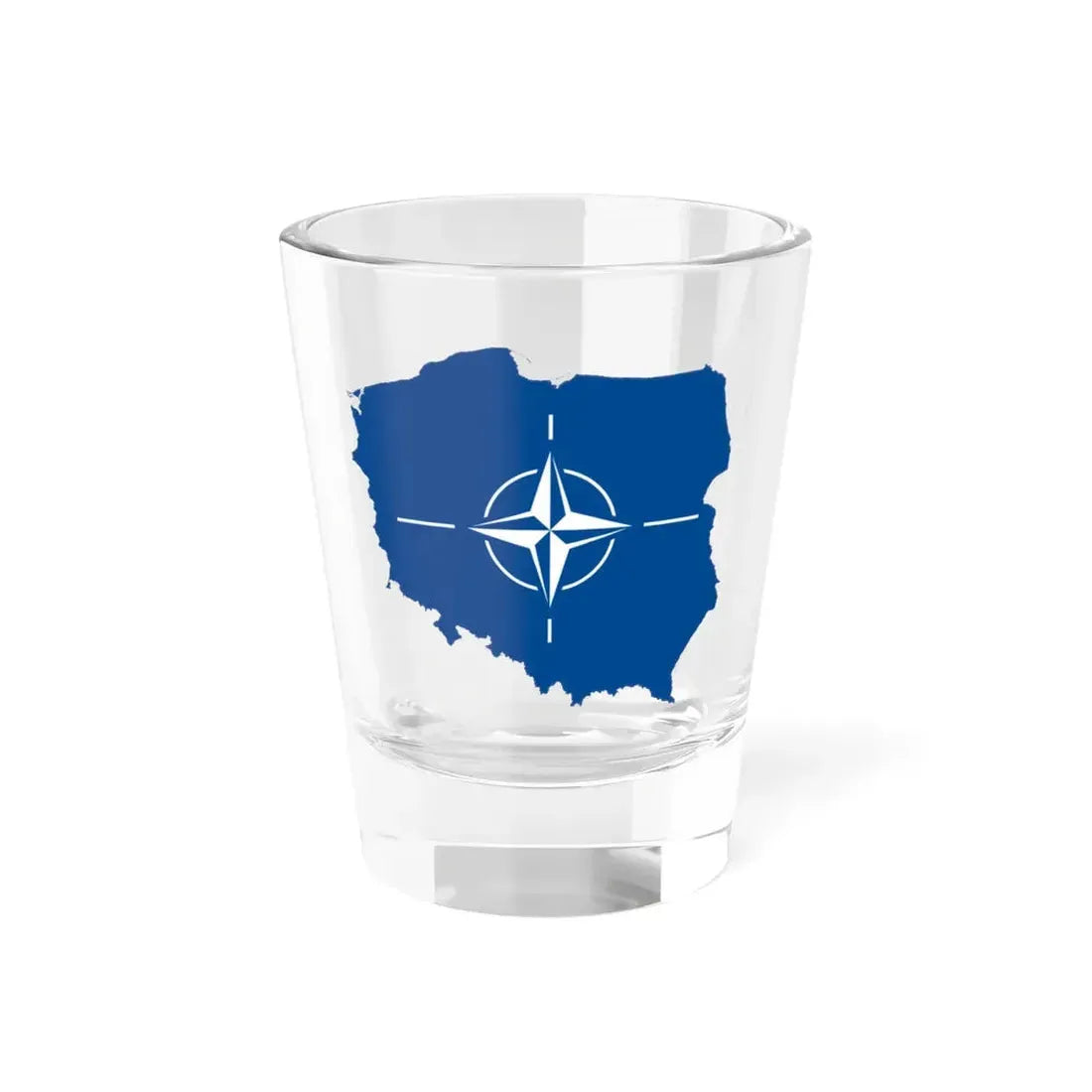 Poland NATO (Poland) Shot Glass 1.5oz 1.5oz - Go Mug Yourself