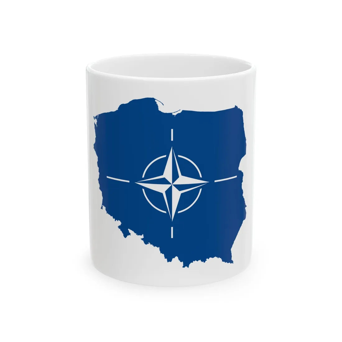 Poland NATO (Poland) White Coffee Mug 11oz - Go Mug Yourself