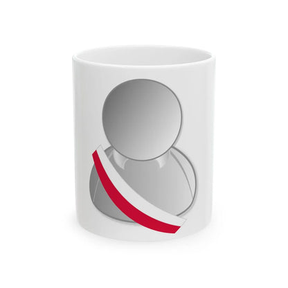 Poland politic personality icon (Poland) White Coffee Mug 11oz - Go Mug Yourself