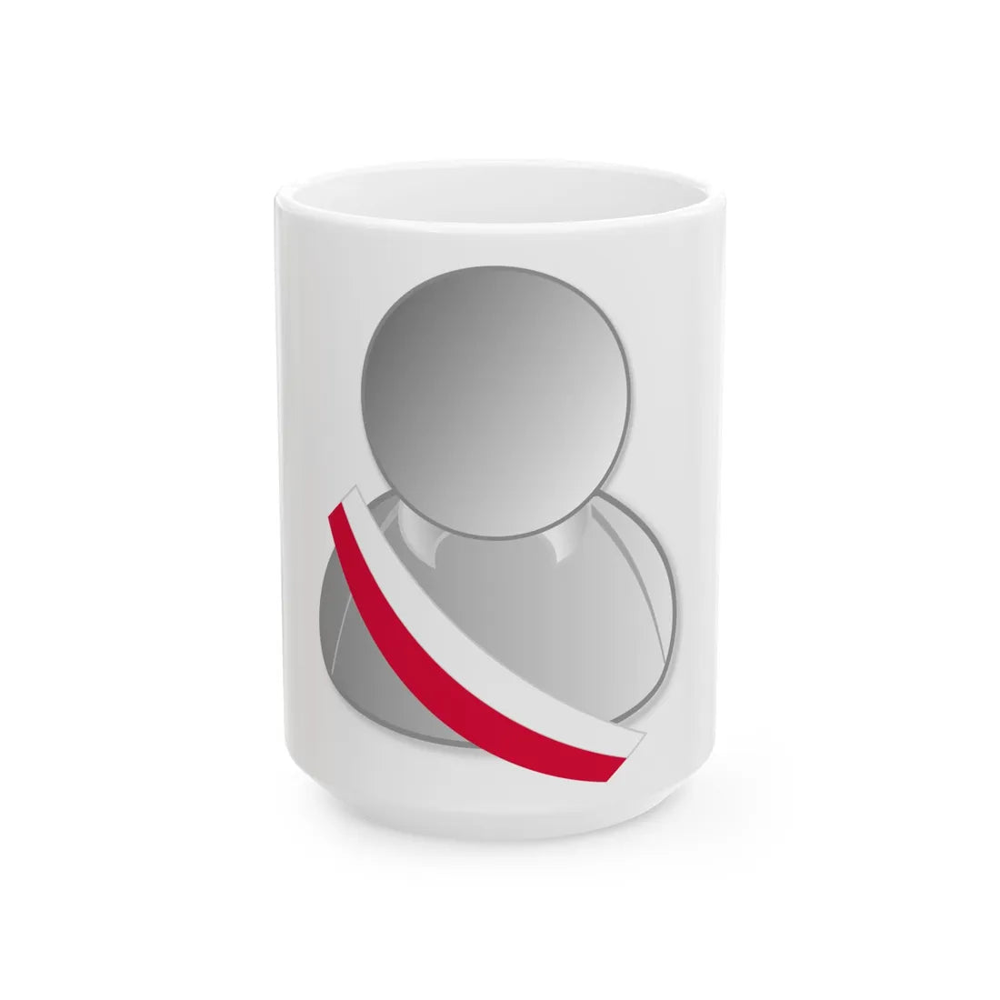 Poland politic personality icon (Poland) White Coffee Mug 15oz - Go Mug Yourself
