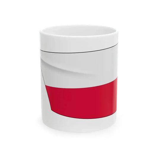 Poland Rowing Blade (Poland) White Coffee Mug 11oz - Go Mug Yourself