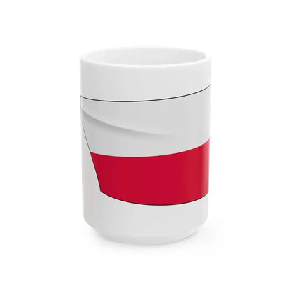 Poland Rowing Blade (Poland) White Coffee Mug 15oz - Go Mug Yourself
