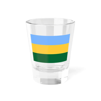 Прапор Лемко-Русинськоі Республіки (Poland) Shot Glass 1.5oz 1.5oz - Go Mug Yourself