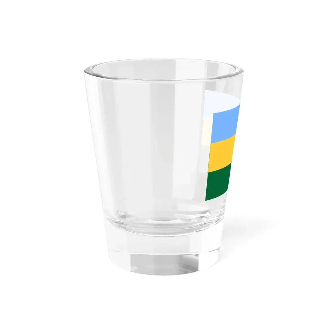 Прапор Лемко-Русинськоі Республіки (Poland) Shot Glass 1.5oz - Go Mug Yourself
