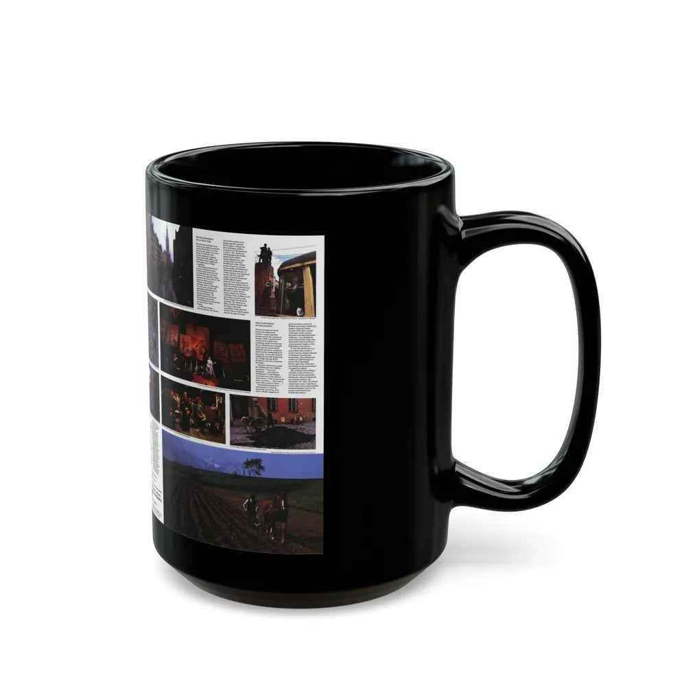 Poland - The Face and Faith 1 (1982) (Map) Black Coffee Mug-Go Mug Yourself