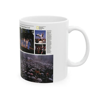 Poland - The Face and Faith 2 (1982) (Map) White Coffee Mug - Go Mug Yourself