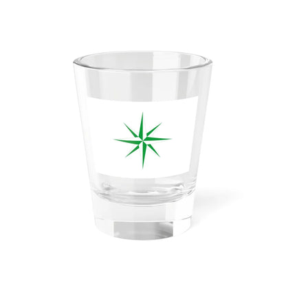Polar Star Canadian Flag Proposal 1962 (Canada) Shot Glass 1.5oz 1.5oz - Go Mug Yourself