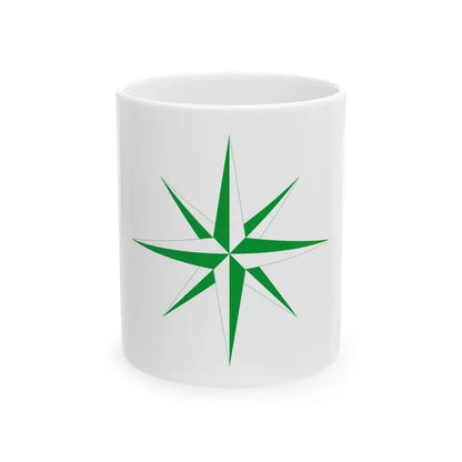 Polar Star Canadian Flag Proposal 1962 (Canada) White Coffee Mug 11oz - Go Mug Yourself