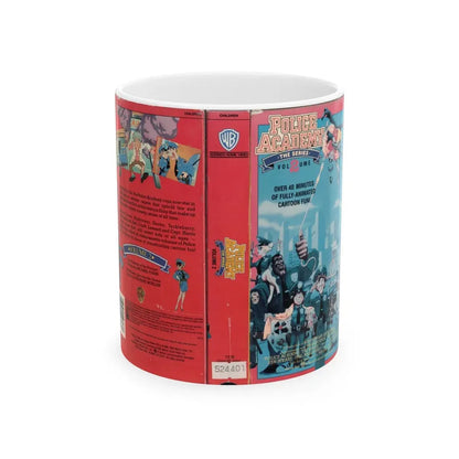 POLICE ACADEMY THE ANIMATED SERIES VOLUME 2 (VHS COVER) - White Coffee Mug 11oz - Go Mug Yourself
