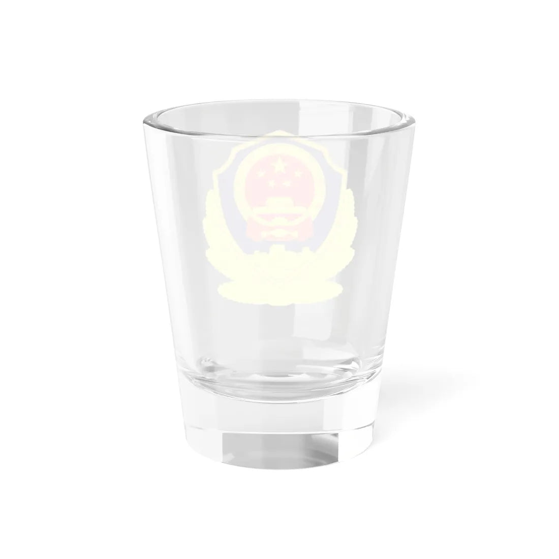 Police Badge of China (China) (Coat of Arms) Shot Glass 1.5oz - Go Mug Yourself