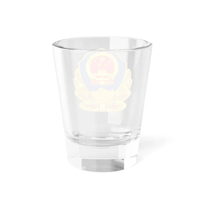 Police BadgeP.R.China (China) (Coat of Arms) Shot Glass 1.5oz - Go Mug Yourself