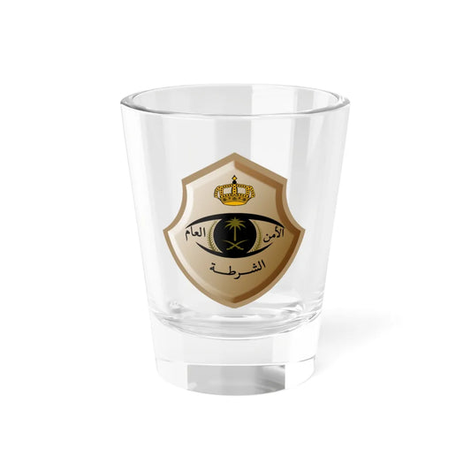 Police of Saudi Arabia (Saudi Arabia) (Coat of Arms) Shot Glass 1.5oz 1.5oz - Go Mug Yourself