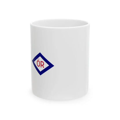 Police volunteer pennant Hungarian Peoples Republic (Hungary) White Coffee Mug 11oz - Go Mug Yourself