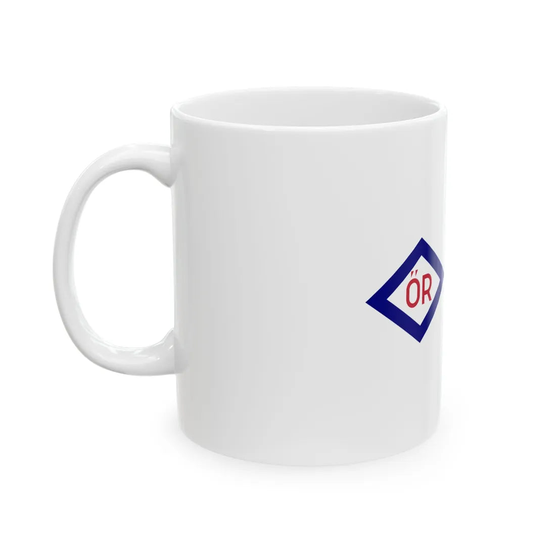 Police volunteer pennant Hungarian Peoples Republic (Hungary) White Coffee Mug - Go Mug Yourself