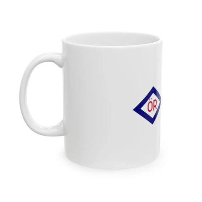 Police volunteer pennant Hungarian Peoples Republic (Hungary) White Coffee Mug - Go Mug Yourself