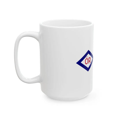 Police volunteer pennant Hungarian Peoples Republic (Hungary) White Coffee Mug - Go Mug Yourself
