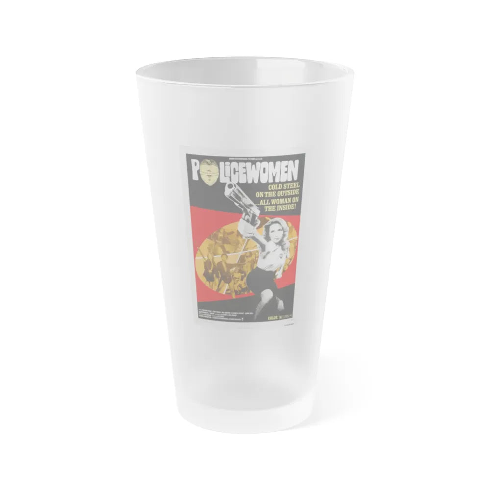 POLICEWOMAN 1974 Movie Poster - Frosted Pint Glass 16oz-16oz-Frosted-Go Mug Yourself